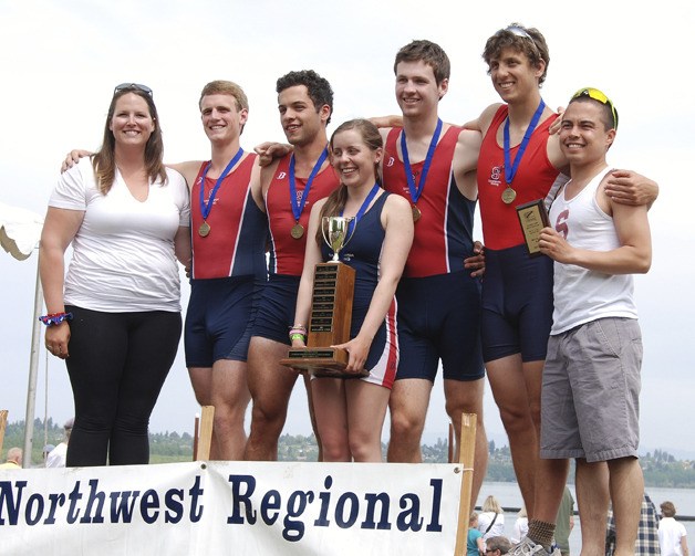 One of the four boats headed to nationals for SRA celebrates at the recent regional championships.