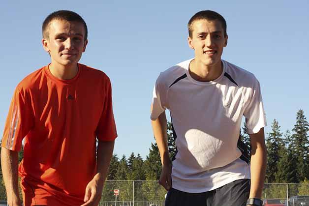 Kyle Suver (left) and Nathan Pixler are only two members of a deep and much improved Eastlake boys' squad.