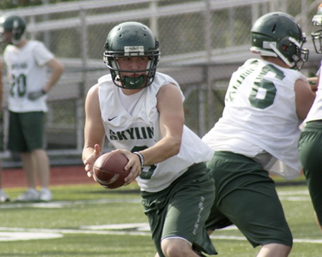 Skyline senior quarterback Jake Heaps enters the 2009 season with a perfect 28-0 record as a starter and two state championships.