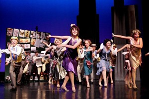Madie Polyak as Millie Dillmount and the Company of KIDSTAGE’s'Thoroughly Modern Millie.'