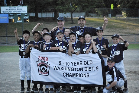 Eastlake’s 9-10 year-old All Stars won the District 9 title last week. Back row