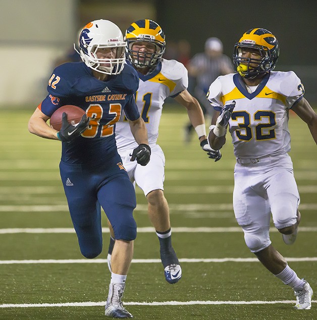 Eastside Catholic's Colin MacIlvennie during the state championship football game.
