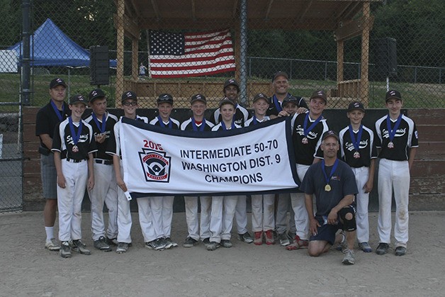 The Sammamish Little League 13-year-old team won the District 9 Little League Championship tournament on June 30 at Eastlake's East Sammamish Park.