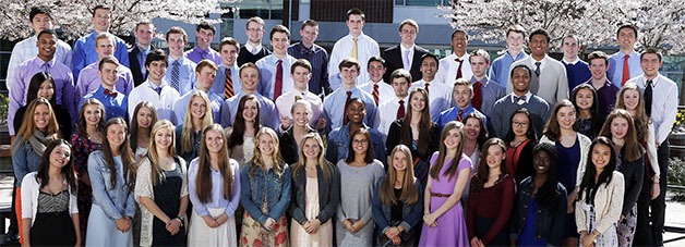 Fifty-four Sammamish residents (pictured above) will graduate from Eastside Catholic School at Benaroya Hall in Seattle Monday