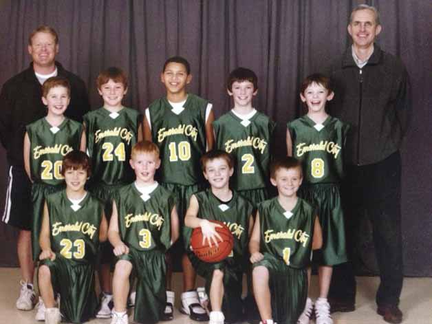 A fourth grade AAU photo that includes Watson