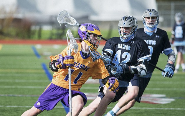 Issaquah attack man Ryan Egland has been part of a balanced offense for the Eagles