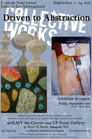Driven to Abstraction exhibit poster.