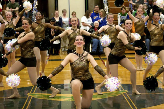 Dancers from the Eastlake High School dance team compete at the Shorewood Dance Competition Dec. 4.