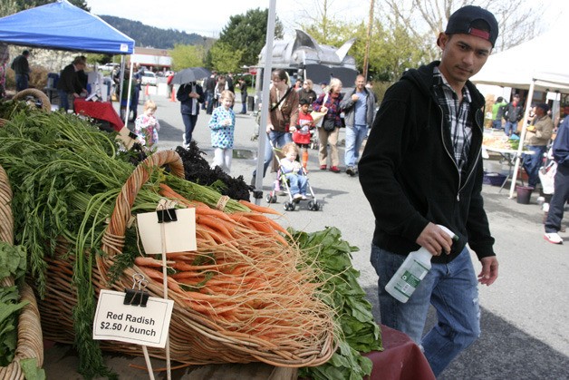 The Issaquah Farmers Market in 2011.