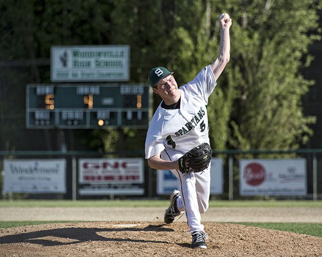 Corbin Powers picked up the win for Skyline in its 4A KingCo tourney opener Saturday.