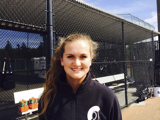 Skyline Spartans softball player Caroline Bowman is her team’s No. 1 pitcher in the circle this season. Bowman has struck out 120 batters thus far. She has also compiled a 12-3 record as a starting pitcher.