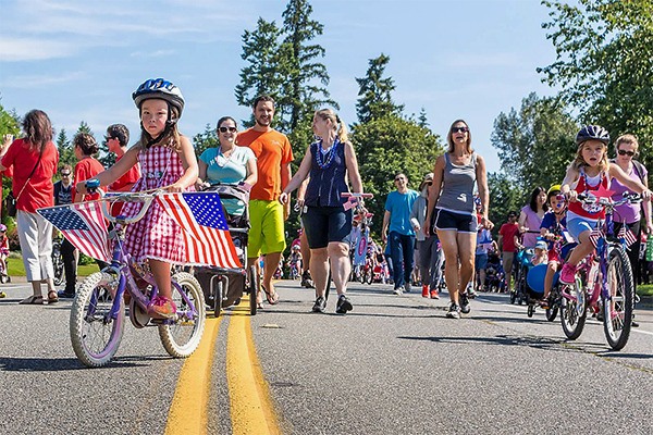 Klahanie celebrated the Fourth of July with its 12th annual parade along Southeast Klahanie Boulevard Saturday