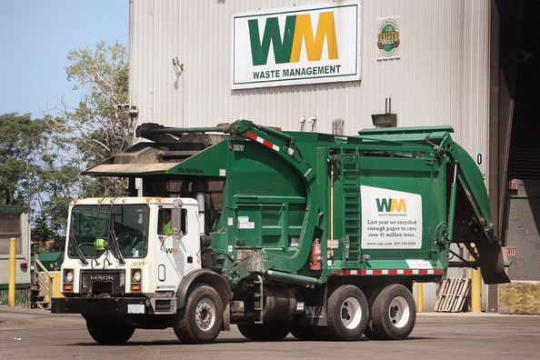 Waste Management drivers went on strike Wednesday