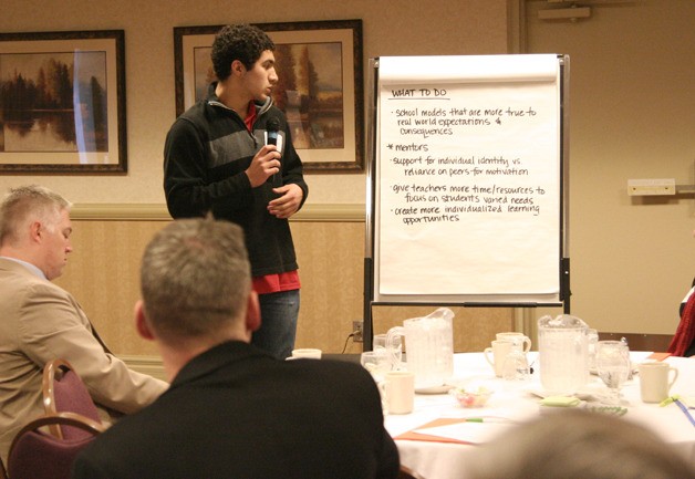 Iman Baghai shares ideas presented at the Issaquah Community Network for improving life for teens.