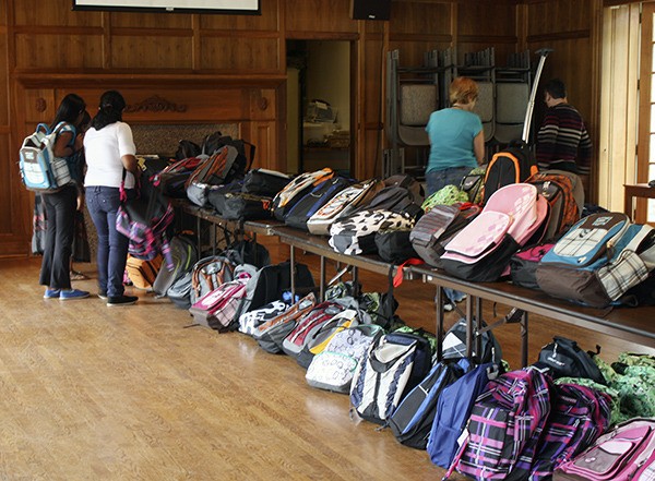 The Issaquah School District has approximately 1800 students who receive free and reduced lunch. Many of those students had the opportunity to receive new school supplies and backpacks at this weekend's Eastridge Backpack Giveaway.