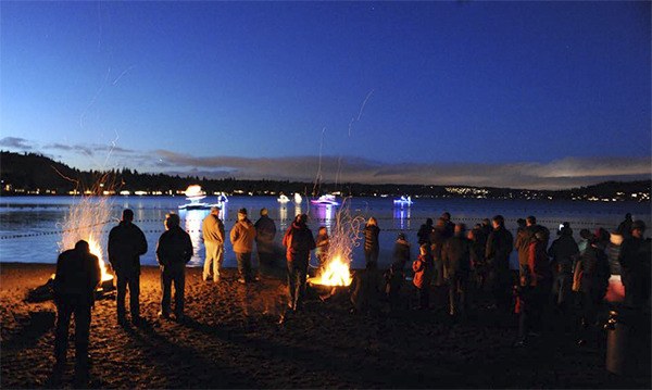 Last year's Friends of Lake Sammamish State Park Holiday Boat Parade. This year's event is Dec. 12