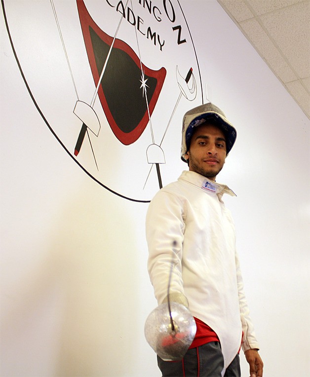 Zeid has been training at Washington Fencing Academy in Issaquah in preparation for the Olympics.