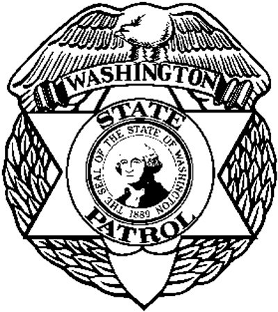 The seal of the Washington State Patrol.