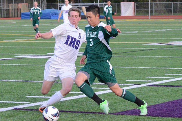 Ryan Shim found the back of the net against Issaquah.