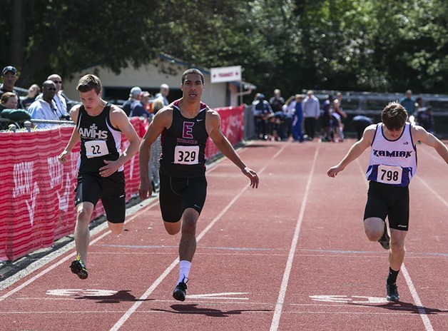 Eastlake senior Troy Lewis is after the state's top time in the 100 meters