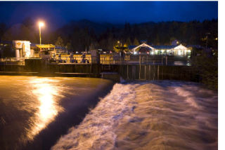 Issaquah avoided the flooding problems that many other local areas endured. This image was taken last week at the Issaquah Fish Hatchery