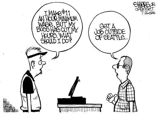 Get a job outside of Seattle | Cartoon
