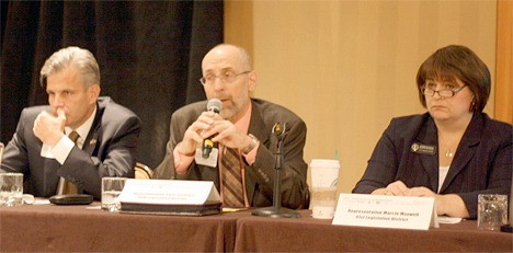 From left: State Sen. Steve Litzow