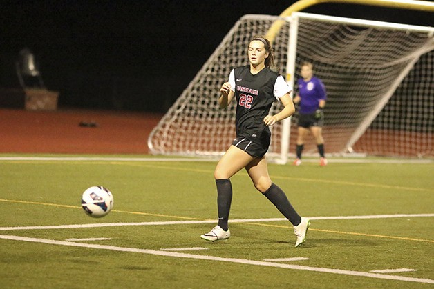 Eastlake Wolves senior soccer player Cami Kennedy is the undisputed leader of her team from her center defender position.