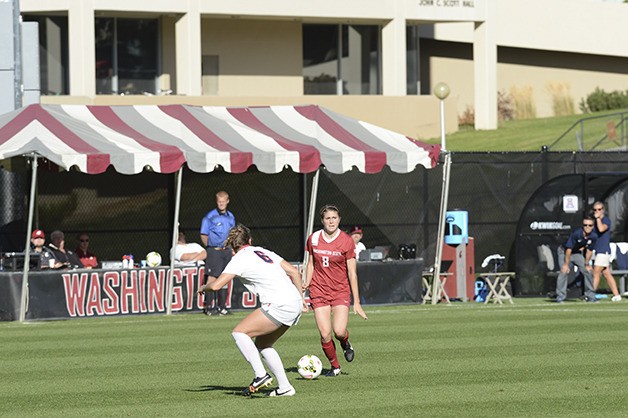 Skyline Spartans 2014 graduate Jordan Branch was in the starting lineup as a freshman for the Washington State Cougars women's soccer team this past fall.