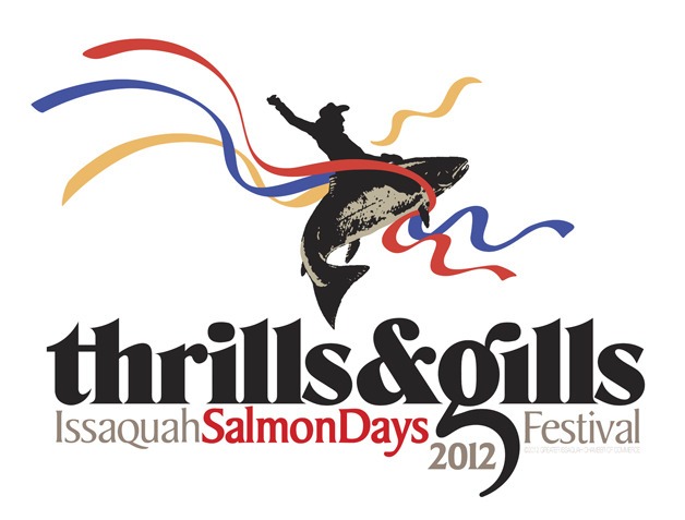 Issaquah Salmon Days Festival logo for 2012.