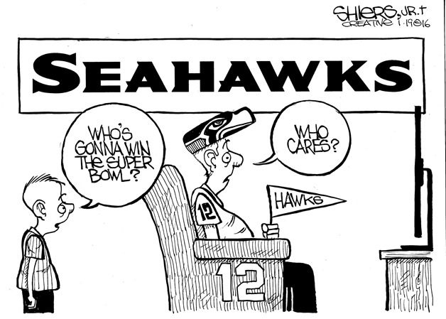 Seahawks blues | Cartoon