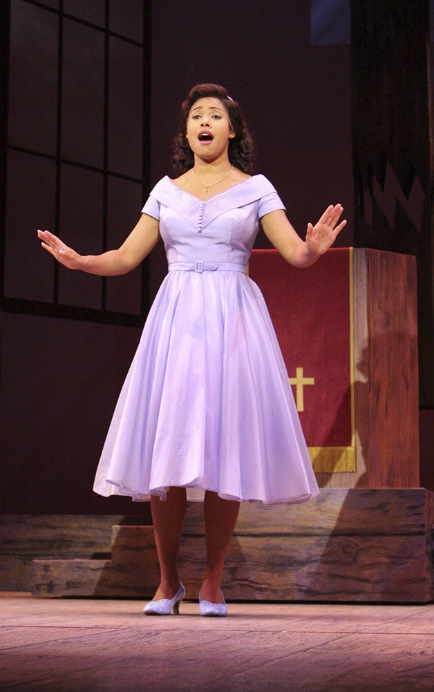 Tanesha Ross in Village Theatre's 2008 production of 'Saint Heaven.'