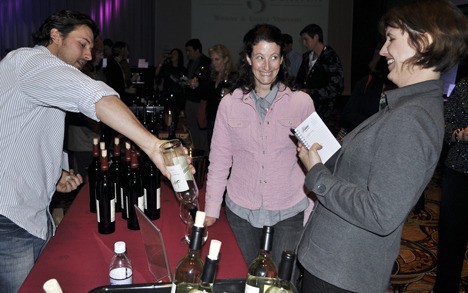 Enjoying unique local wines at Sip of Snoqualmie at the Snoqualmie Casino on Saturday