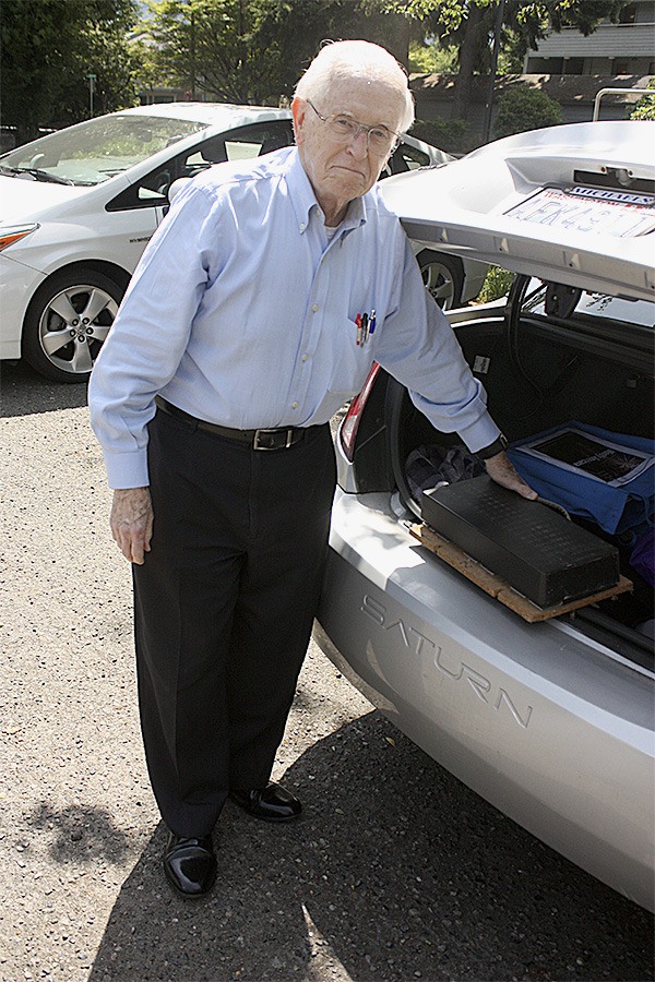 Pat McGrath with his patented Boost Ride motor.