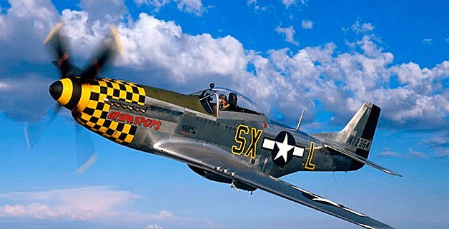 A North American P-51D Mustang from Paul Allen's Flying Heritage Collection.