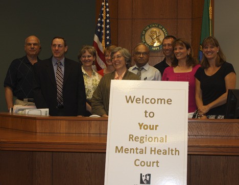 Some of the team members who made the Eastside Mental Health Court happen - (L to R) Mike Rynas
