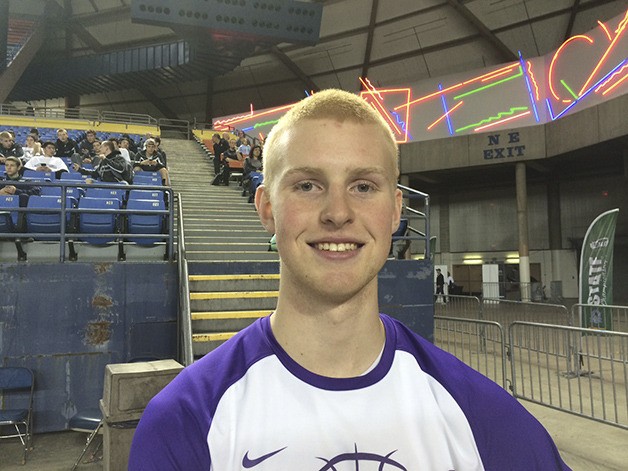 Issaquah Eagles senior guard Ty Gibson scored 87 points in three games at the Class 4A boys state basketball tournament at the Tacoma Dome.