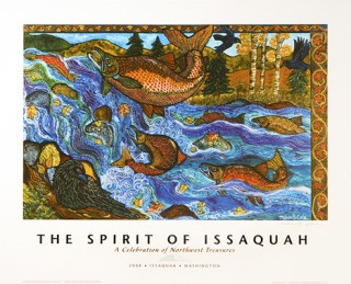 The 2008 limited edition Salmon Days print is by Melissa Cole of Spokane.