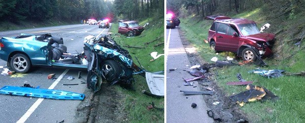 Fatal car accident on State Route 18