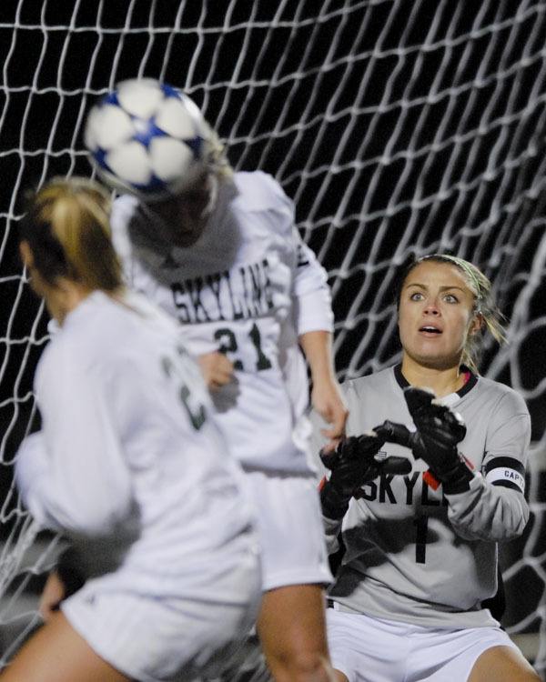 Skyline goalkeeper Tina Vargas was one of six local players named to the KingCo 4A first-team.