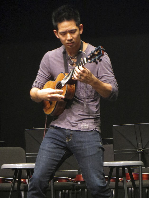 Ukulele virtuoso Jake Shimabukuro performs at Issaquah High School