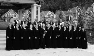 Members of Master Chorus Eastside pose for a picture.