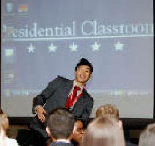 Brian Kim at the conference in Washington D.C.