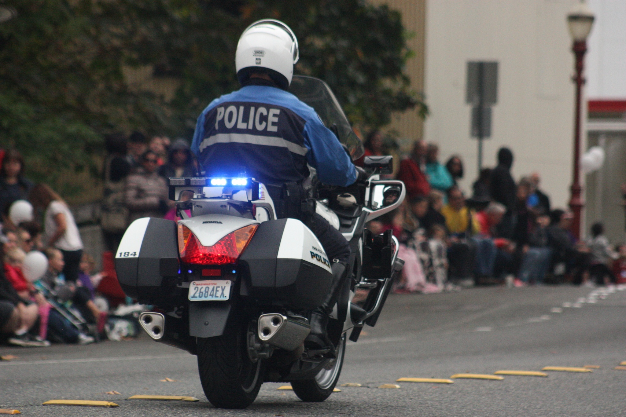 An Issaquah police officer on a motorcycle. File photo