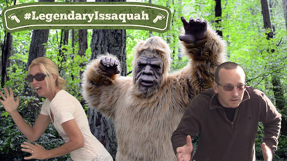 Photo courtesy of city of IssaquahSasquatch befriended locals and tourists alike at Salmon Days 2014.