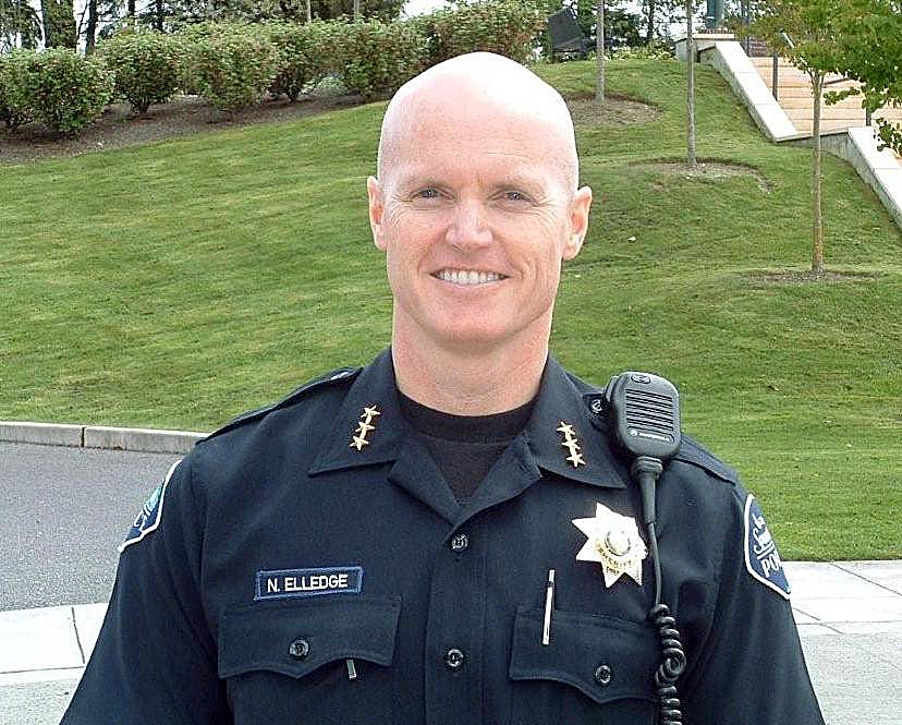 Police Chief Nate Elledge has worked in the Sammamish community for seven years (photo courtesy of Sammamish Police Department).