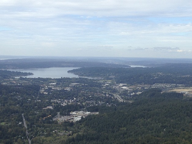 Sportswriter Shaun Scott hiked to the summit of Poo Poo Point on Sept. 24 in Issaquah.