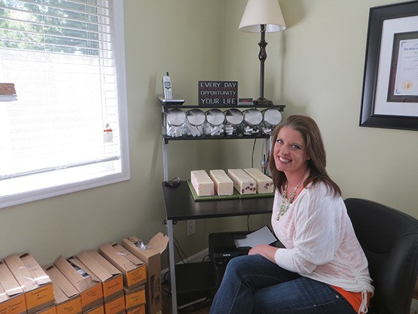 Shelly Holbrook-Eveling is running The Seattle Soap Shop from her Issaquah home.