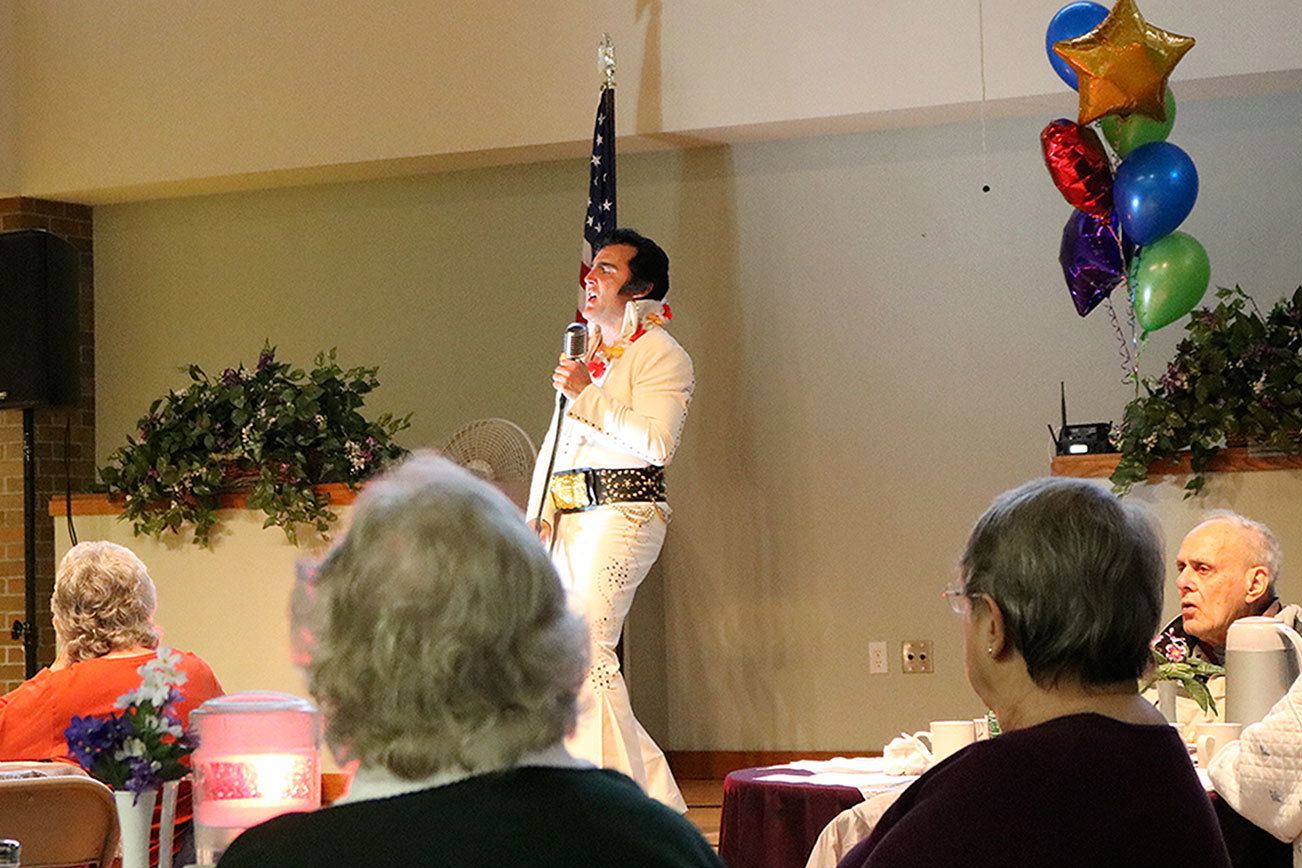 Issaquah Senior Center gets a visit from the King of Rock and Roll