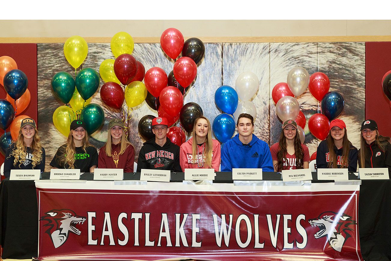 Eastlake athletes partake in signing day ceremony
